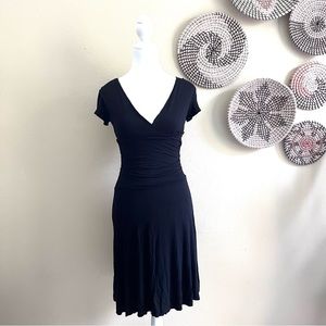 Converse One Star XS Black Knee Length Short Sleeve Dress